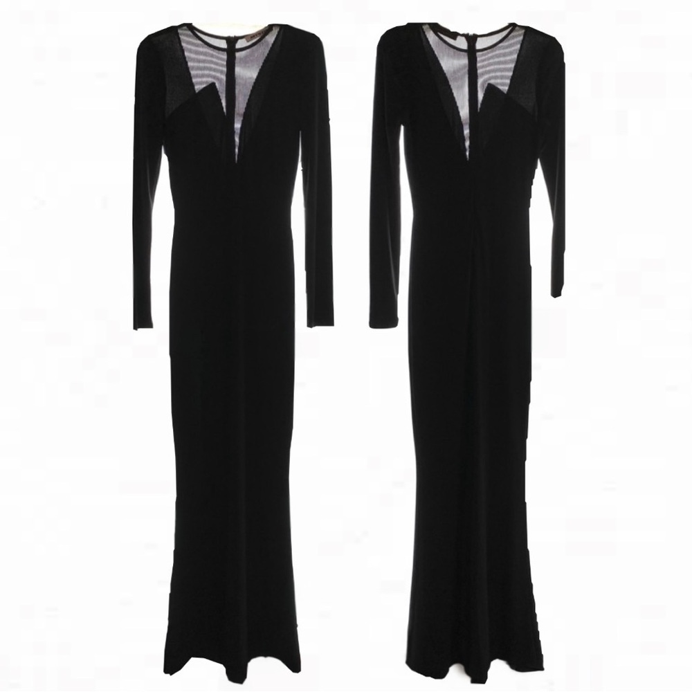 LONG SLEEVE BLACK DRESS